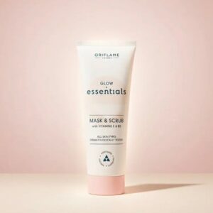 Glow Essentials Mask & Scrub with Vitamins E & B3