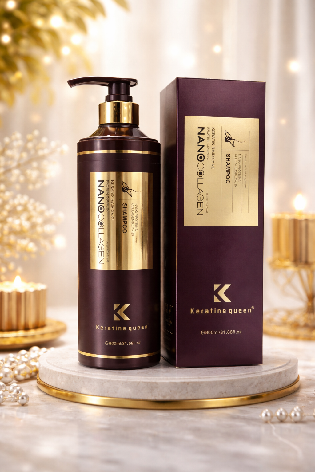 Nano Proteins Collagen Hair Shampoo By Keratine Queen